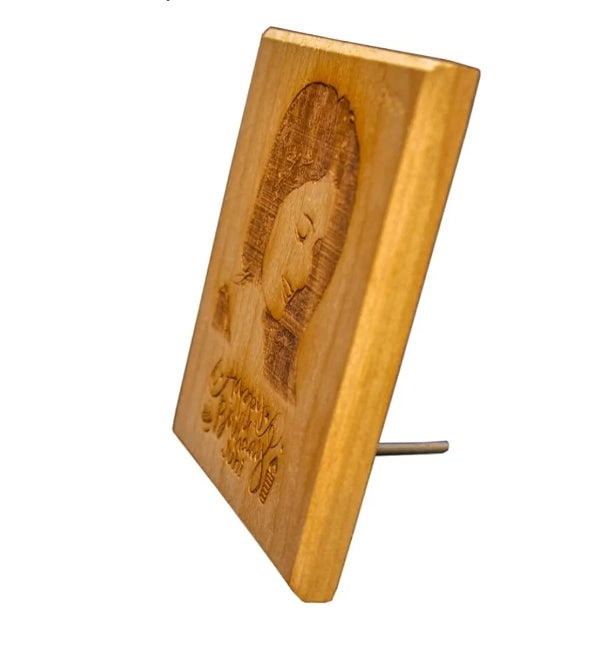Customize Engraved Wooden Plaque 5X4